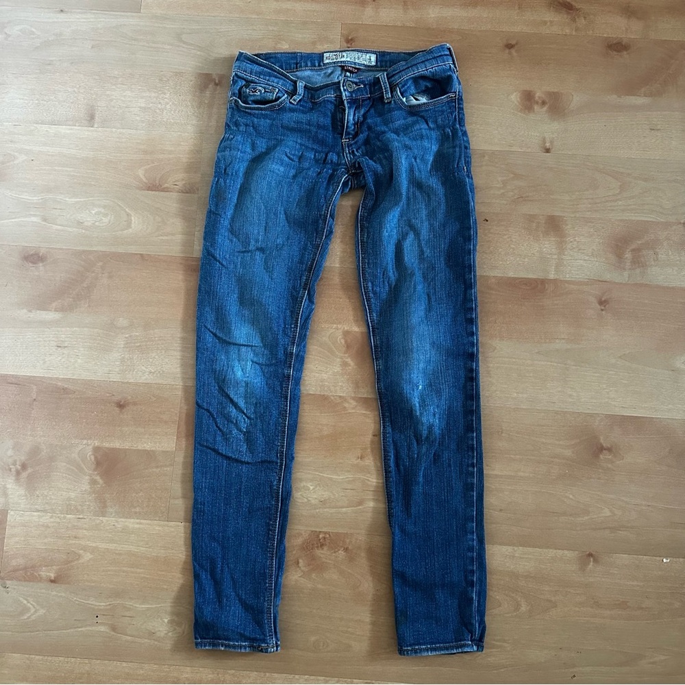 Hollister Dark Blue Skinny lowrise Jeans